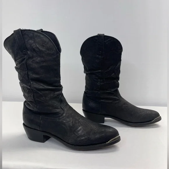 Durango Black Leather Boots (SB5) - Picture 4 of 8